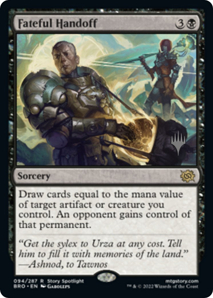 Fateful Handoff (Promo Pack) [The Brothers' War Promos] | GnG Games