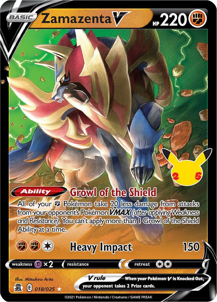 Zamazenta V (018/025) [Celebrations: 25th Anniversary] | GnG Games