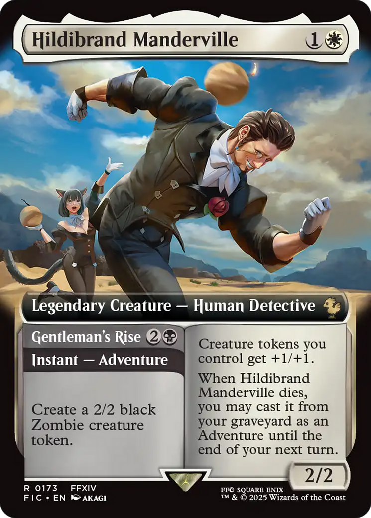 Hildibrand Manderville // Gentleman's Rise (Extended Art) [FINAL FANTASY Commander] | GnG Games