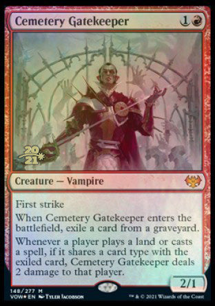 Cemetery Gatekeeper [Innistrad: Crimson Vow Prerelease Promos] | GnG Games