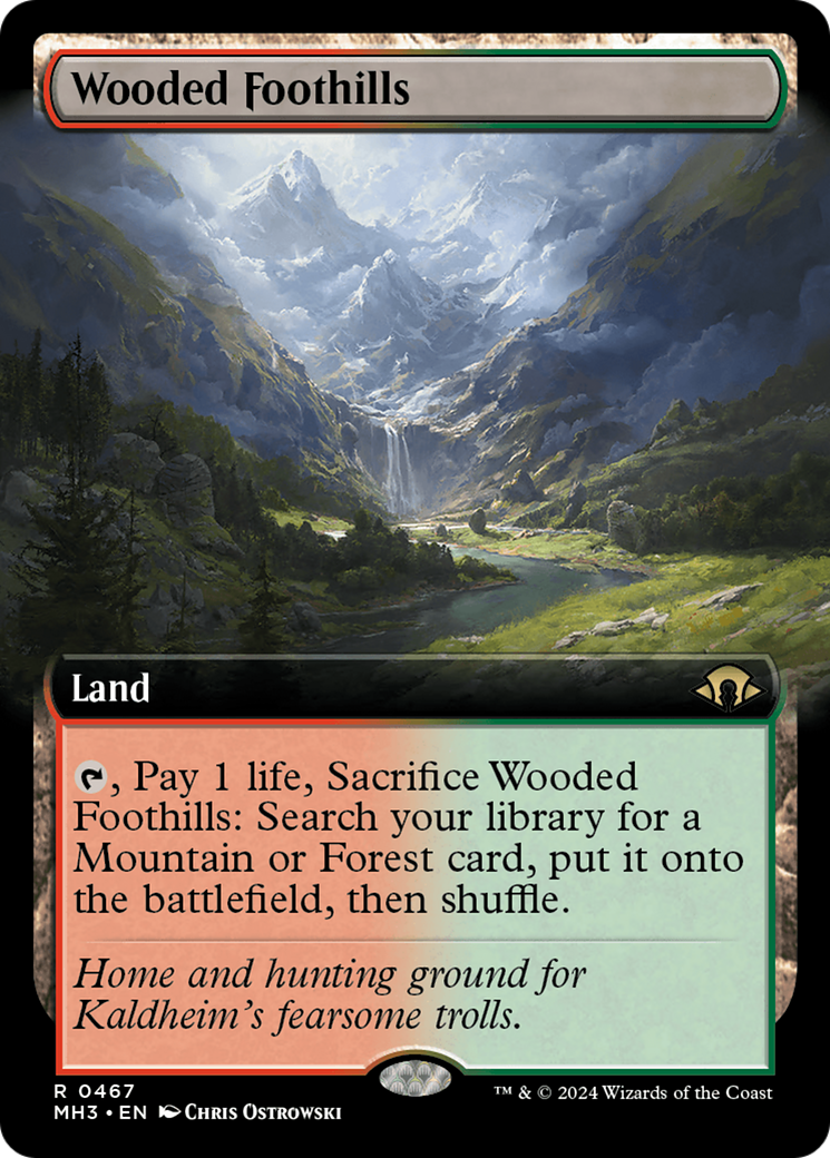 Wooded Foothills (Extended Art) [Modern Horizons 3] | GnG Games
