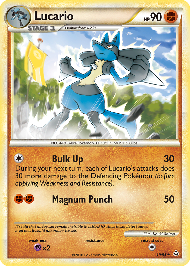 Lucario (19/95) [HeartGold & SoulSilver: Unleashed] | GnG Games