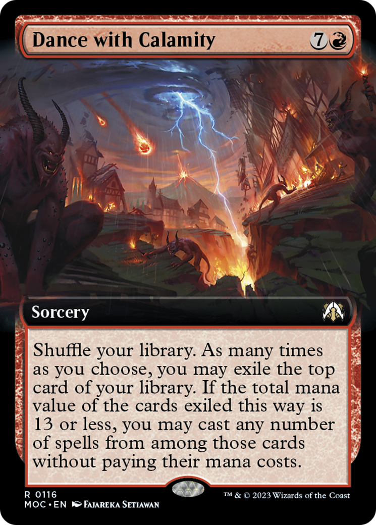 Dance with Calamity (Extended Art) [March of the Machine Commander] | GnG Games