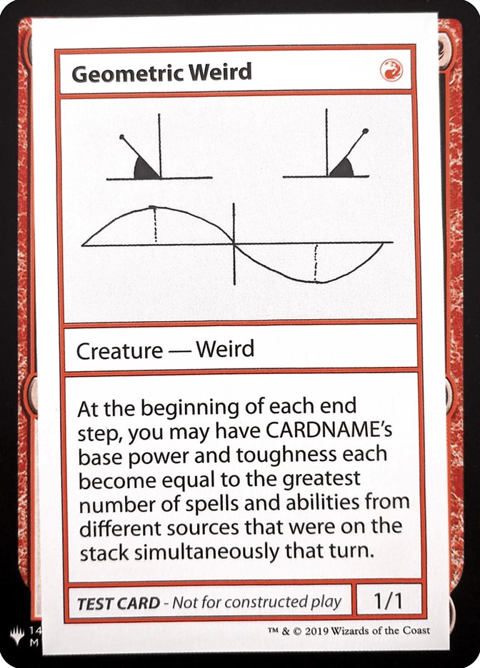 Geometric Weird [Mystery Booster Playtest Cards] | GnG Games