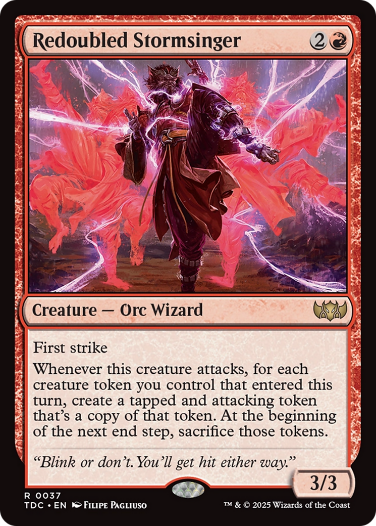Redoubled Stormsinger [Tarkir: Dragonstorm Commander] | GnG Games