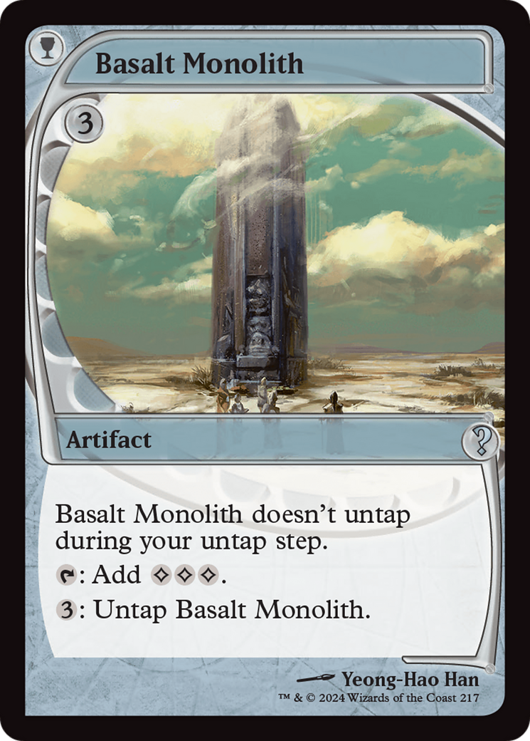 Basalt Monolith (Future Sight) [Mystery Booster 2] | GnG Games