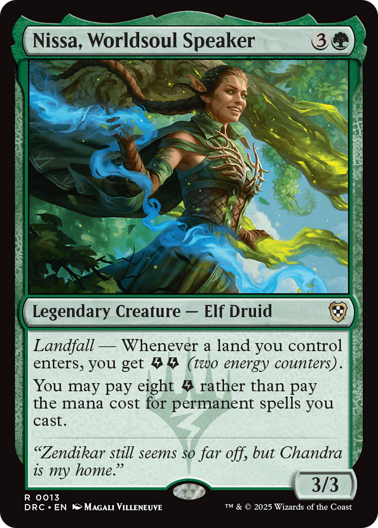 Nissa, Worldsoul Speaker [Aetherdrift Commander] | GnG Games