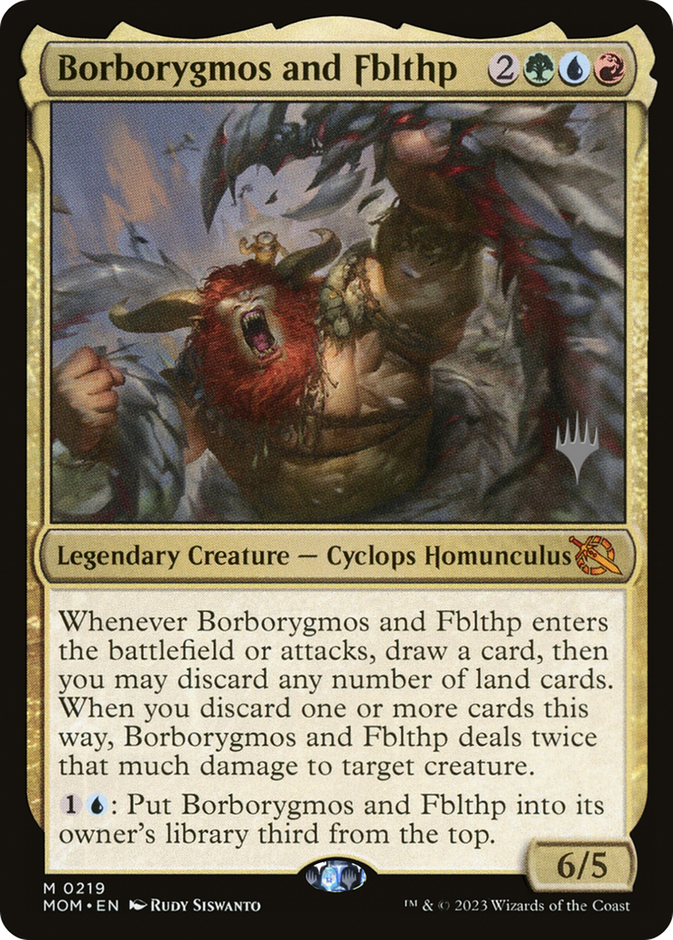 Borborygmos and Fblthp (Promo Pack) [March of the Machine Promos] | GnG Games