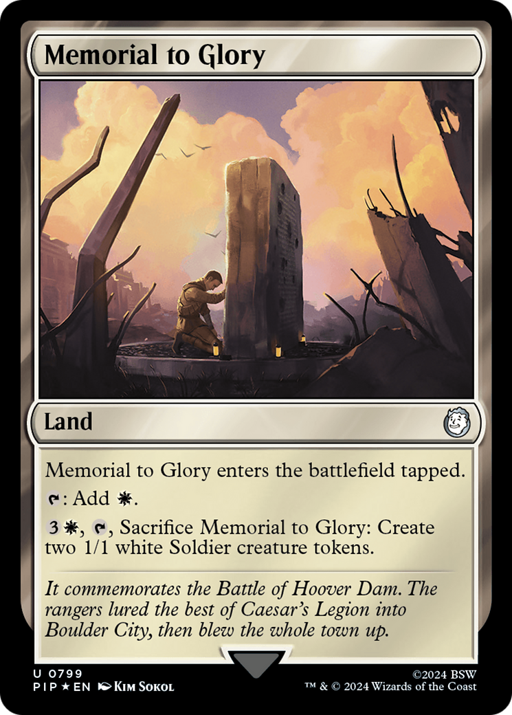 Memorial to Glory (Surge Foil) [Fallout] | GnG Games
