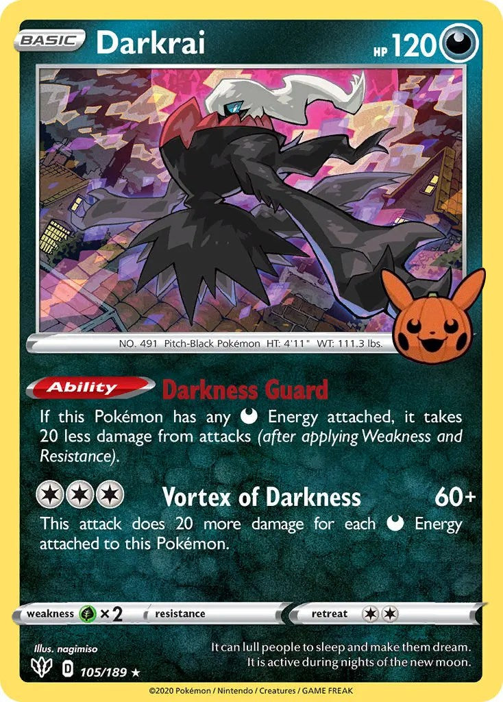 Darkrai (105/189) [Trick or Trade] | GnG Games