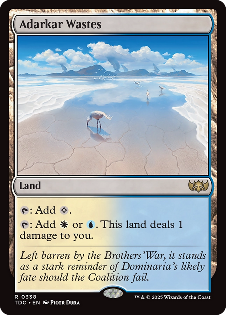 Adarkar Wastes [Tarkir: Dragonstorm Commander] | GnG Games