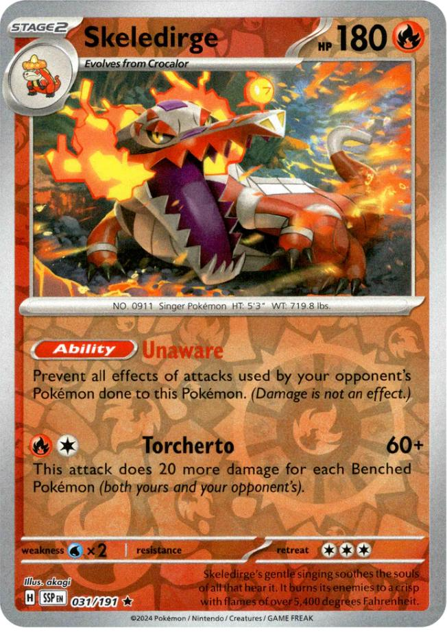Skeledirge (031/191) [Scarlet & Violet: Surging Sparks] | GnG Games