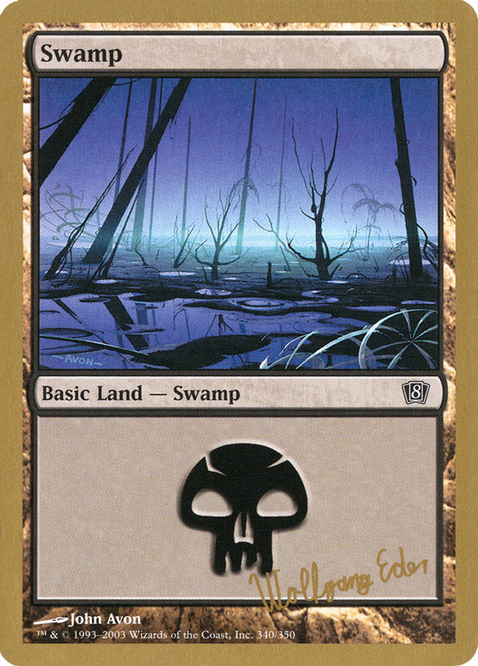 Swamp (we340) (Wolfgang Eder) [World Championship Decks 2003] | GnG Games