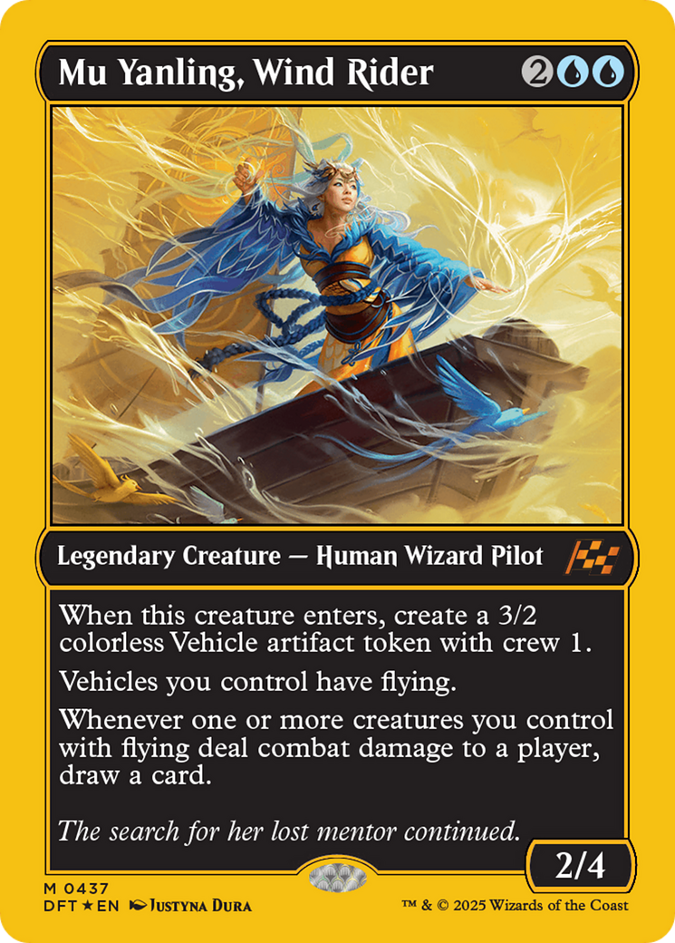 Mu Yanling, Wind Rider (First-Place Foil) [Aetherdrift] | GnG Games