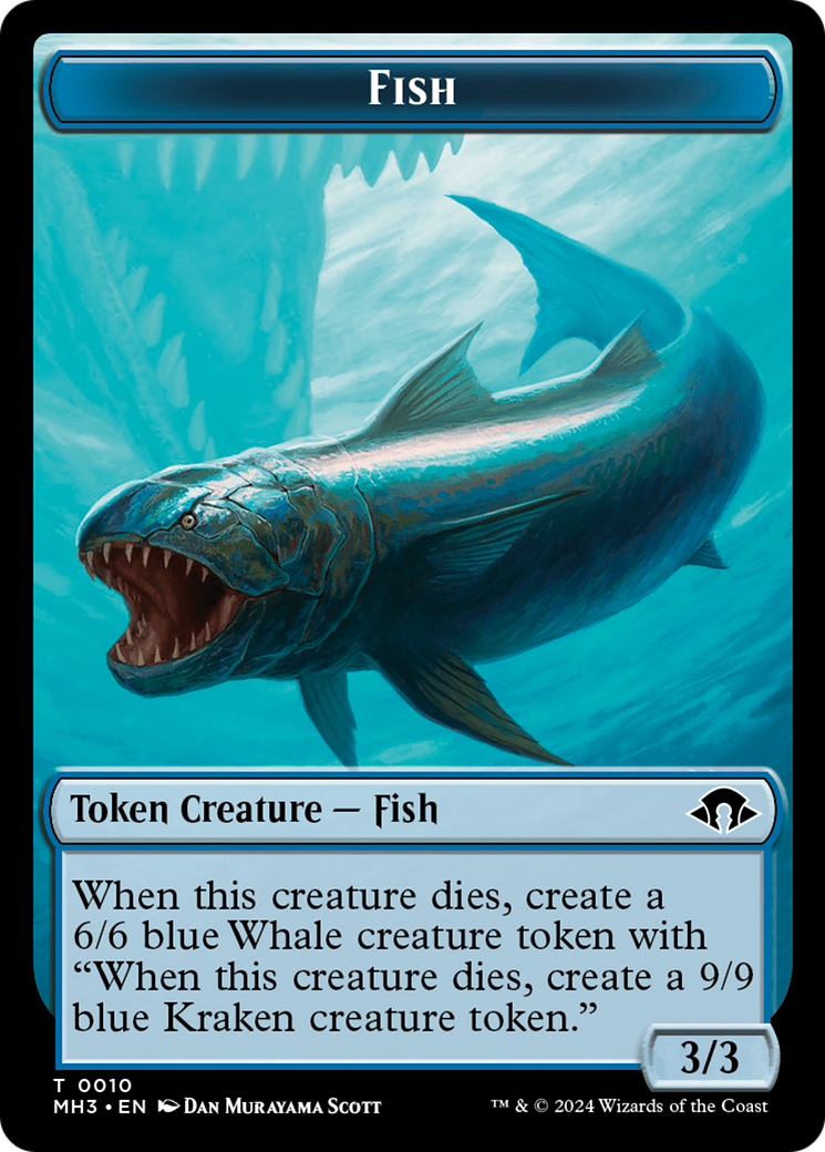 Servo // Fish Double-Sided Token [Modern Horizons 3 Tokens] | GnG Games