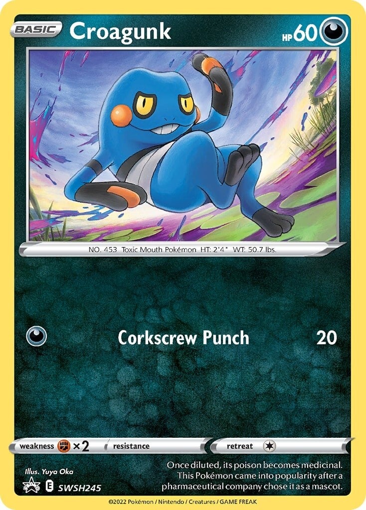 Croagunk (SWSH245) [Sword & Shield: Black Star Promos] | GnG Games