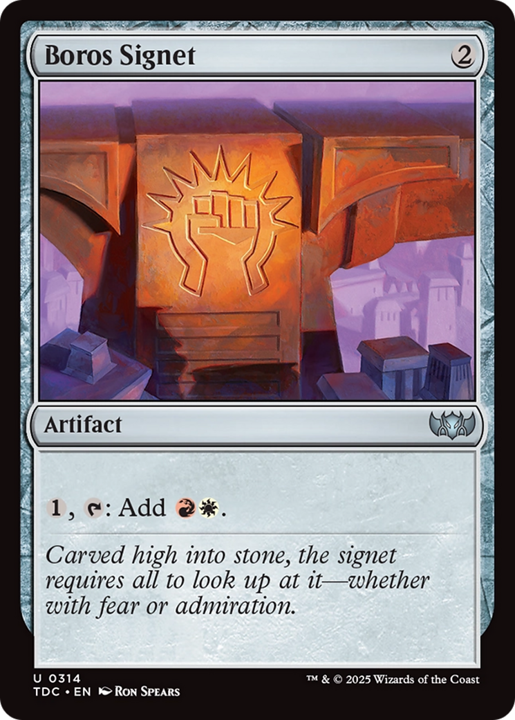 Boros Signet [Tarkir: Dragonstorm Commander] | GnG Games