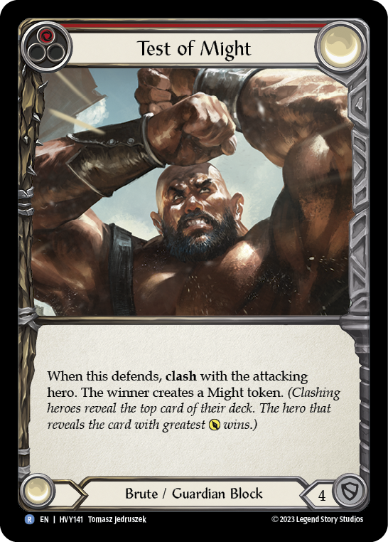 Test of Might [HVY141] (Heavy Hitters)  Rainbow Foil | GnG Games