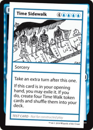 Time Sidewalk (2021 Edition) [Mystery Booster Playtest Cards] | GnG Games