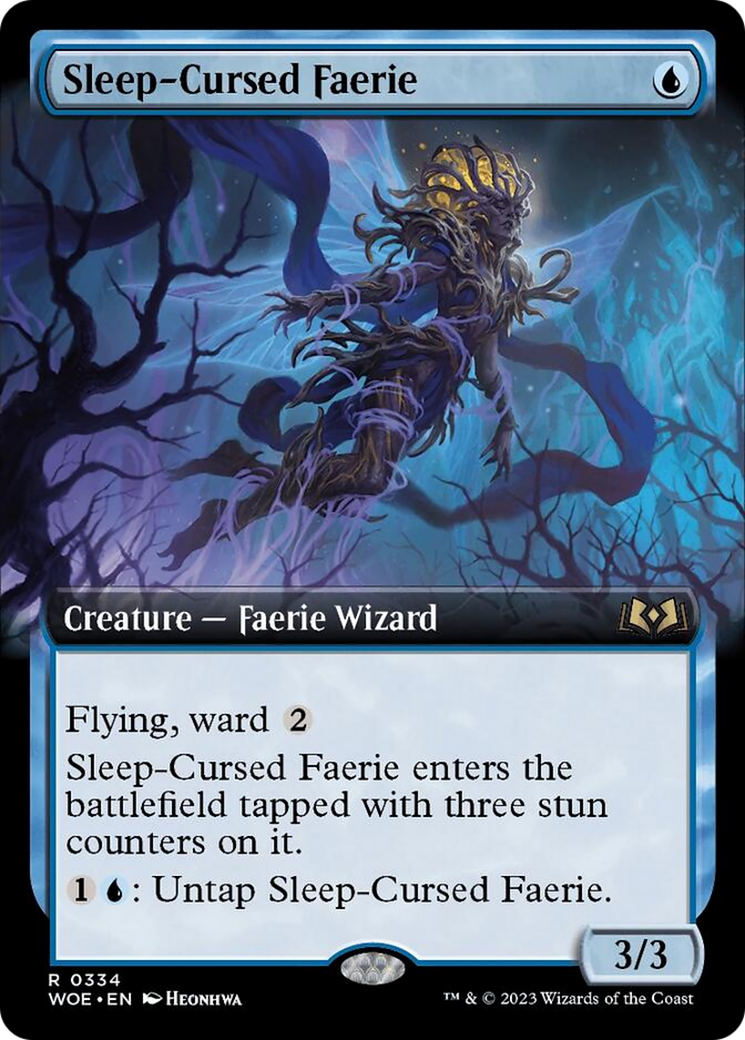 Sleep-Cursed Faerie (Extended Art) [Wilds of Eldraine] | GnG Games