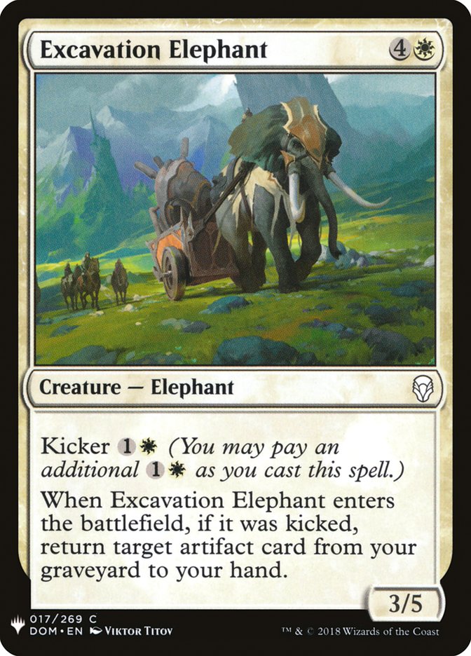 Excavation Elephant [Mystery Booster] | GnG Games