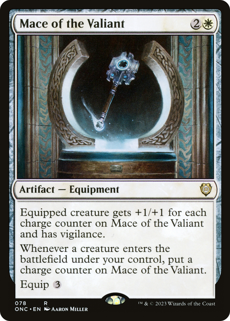 Mace of the Valiant [Phyrexia: All Will Be One Commander] | GnG Games