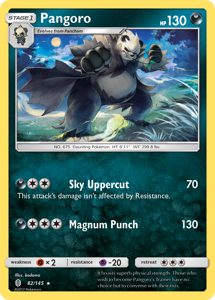 Pangoro (82/145) [Sun & Moon: Guardians Rising] | GnG Games