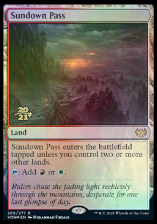 Sundown Pass [Innistrad: Crimson Vow Prerelease Promos] | GnG Games