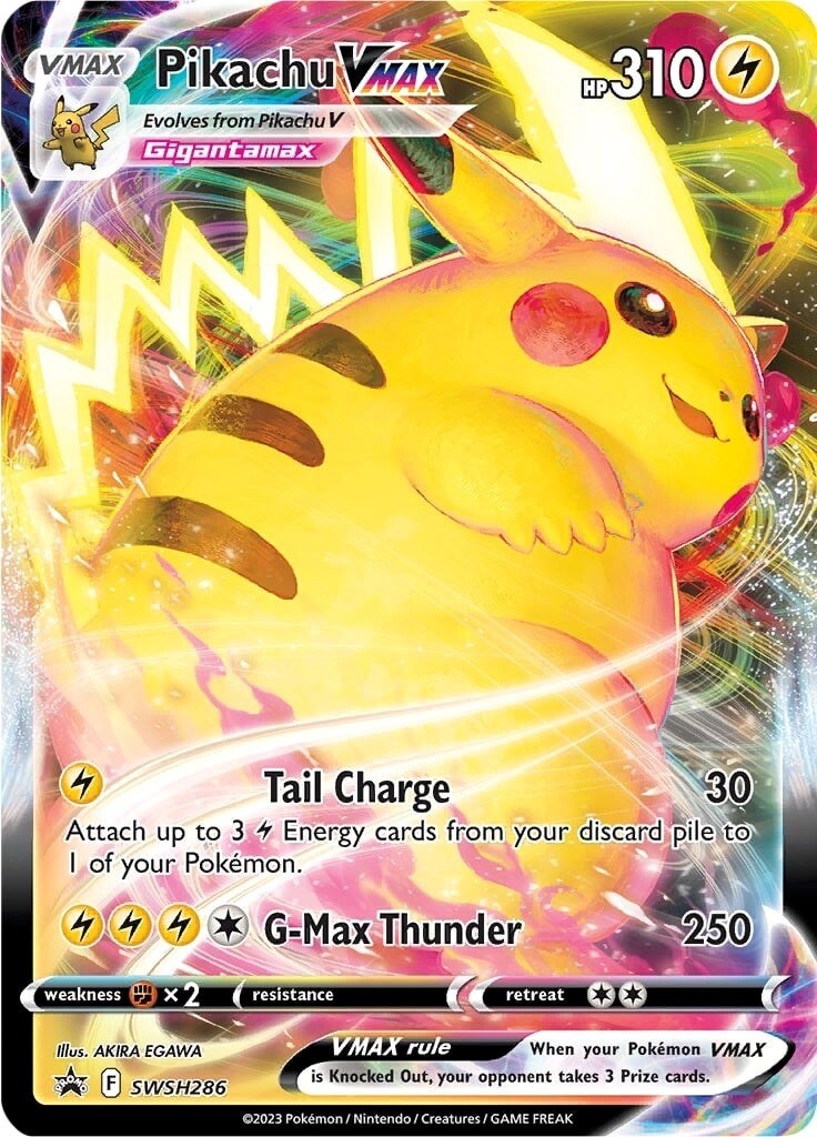 Pikachu VMAX (SWSH286) (Jumbo Card) [Sword & Shield: Black Star Promos] | GnG Games