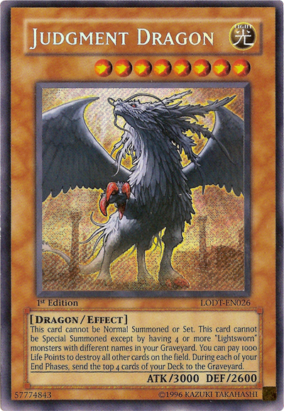 Judgment Dragon [LODT-EN026] Secret Rare | GnG Games