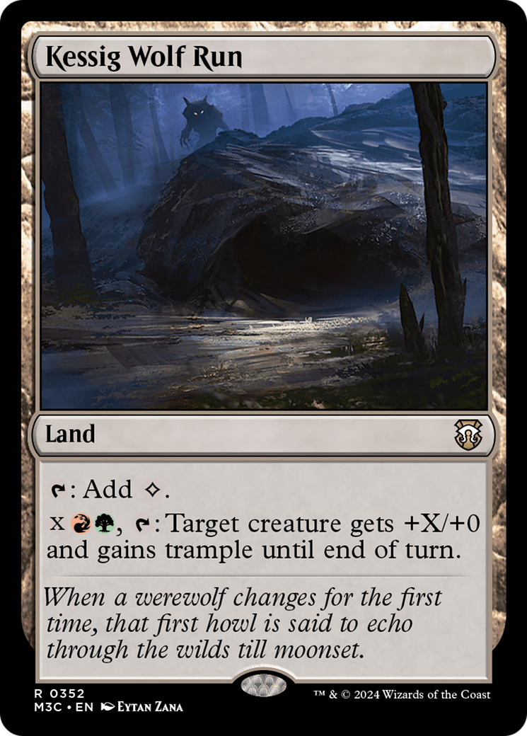 Kessig Wolf Run (Ripple Foil) [Modern Horizons 3 Commander] | GnG Games