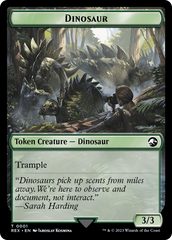 Copy // Dinosaur (0001) Double-Sided Token [The Lost Caverns of Ixalan Tokens] | GnG Games