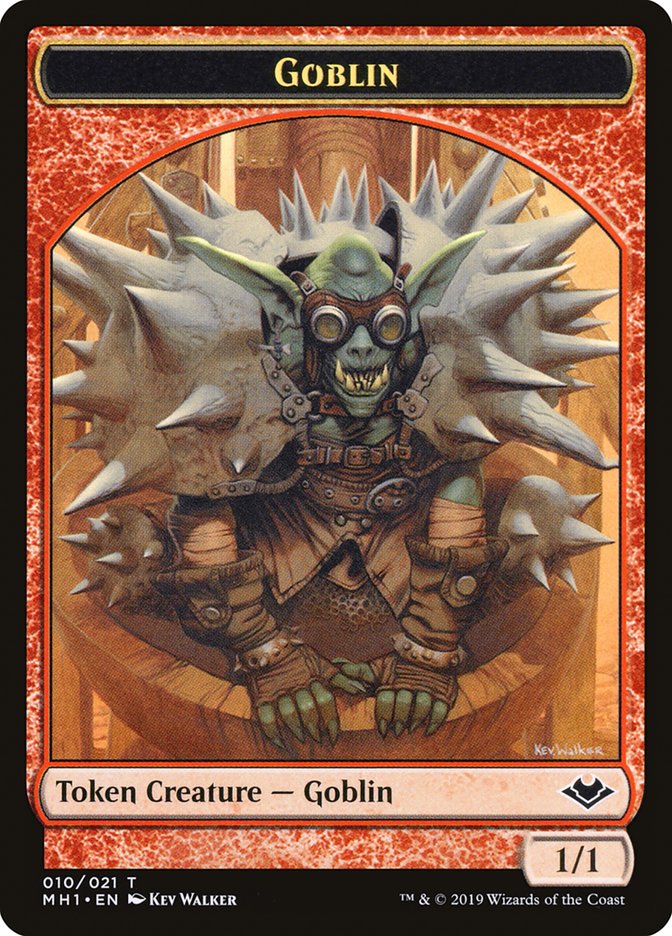 Goblin (010) // Wrenn and Six Emblem Double-Sided Token [Modern Horizons Tokens] | GnG Games