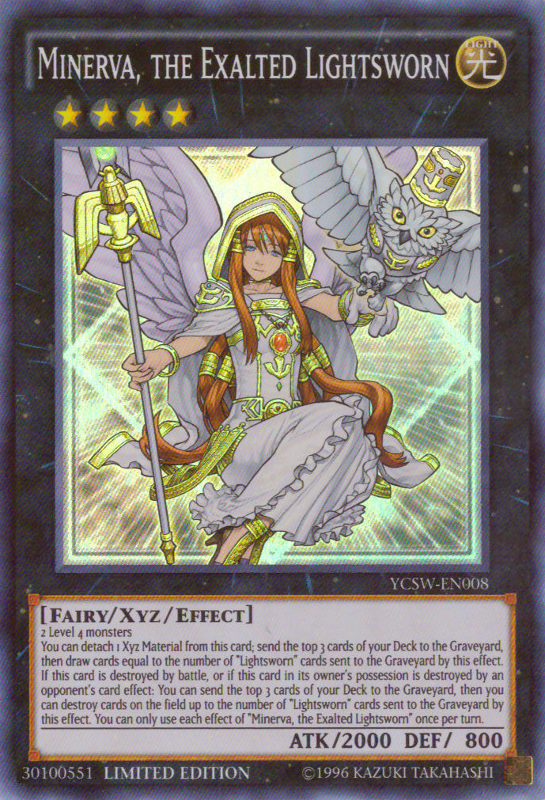 Minerva, the Exalted Lightsworn [YCSW-EN008] Super Rare | GnG Games