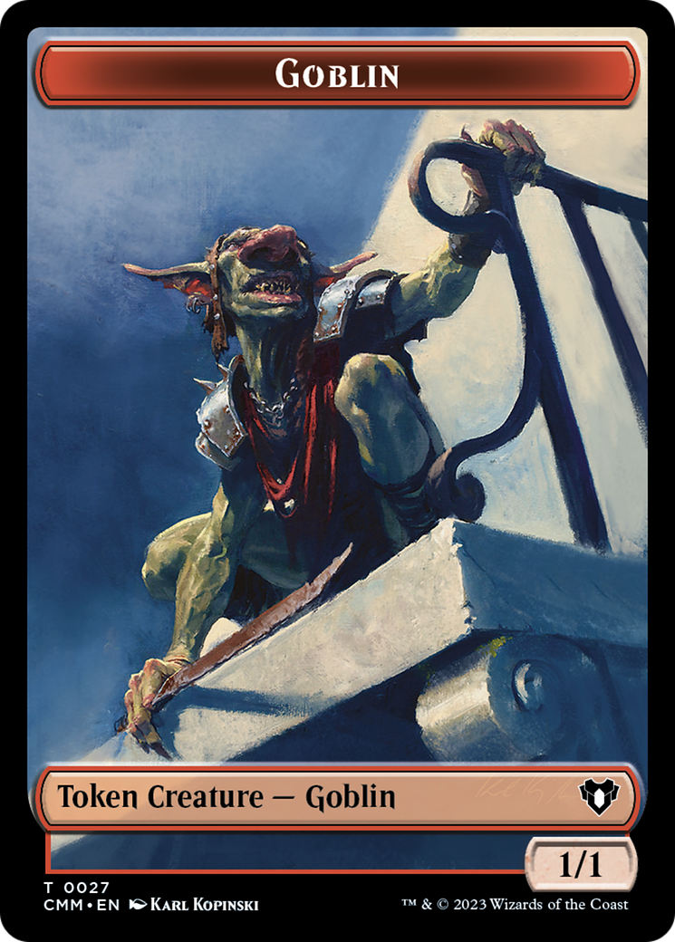 Goblin Token [Commander Masters Tokens] | GnG Games