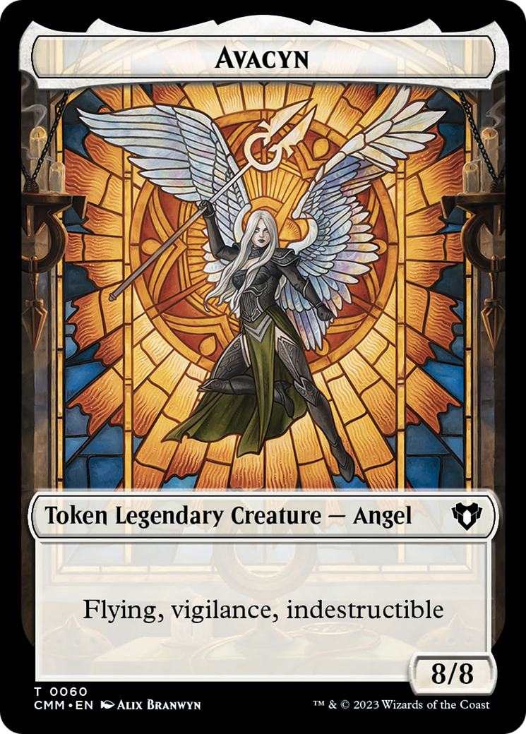 Copy (54) // Avacyn Double-Sided Token [Commander Masters Tokens] | GnG Games