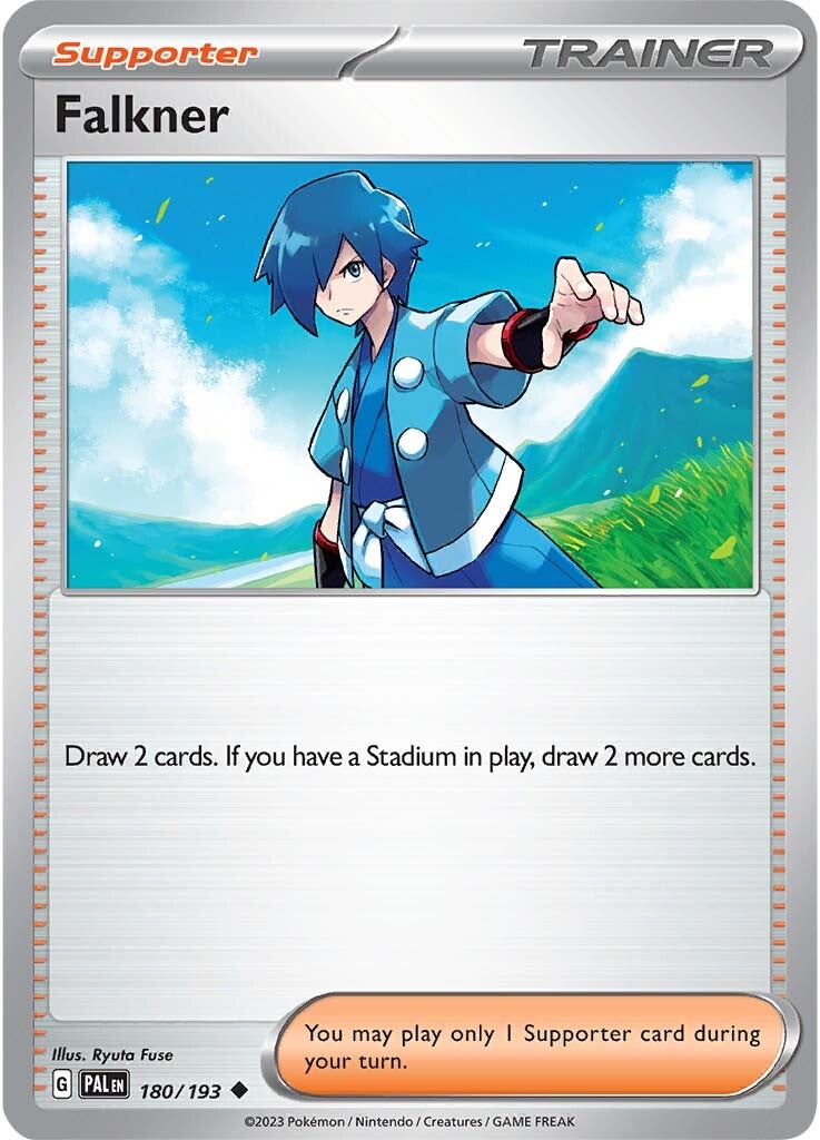 Falkner (180/193) [Scarlet & Violet: Paldea Evolved] | GnG Games