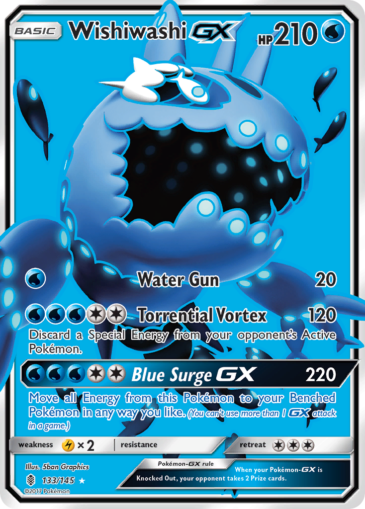 Wishiwashi GX (133/145) [Sun & Moon: Guardians Rising] | GnG Games