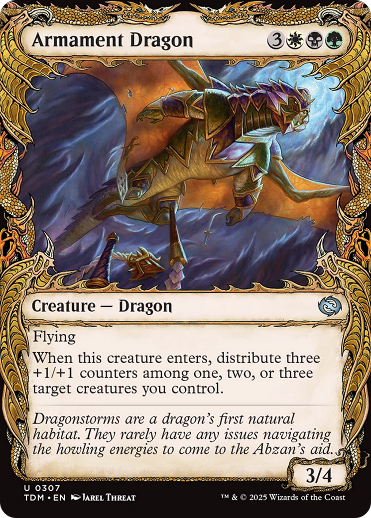 Armament Dragon (Showcase) [Tarkir: Dragonstorm] | GnG Games