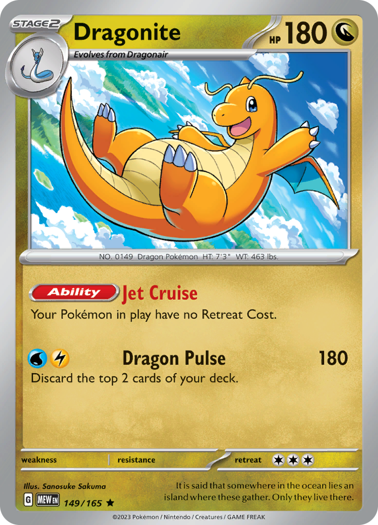 Dragonite (149/165) [Scarlet & Violet 151] | GnG Games