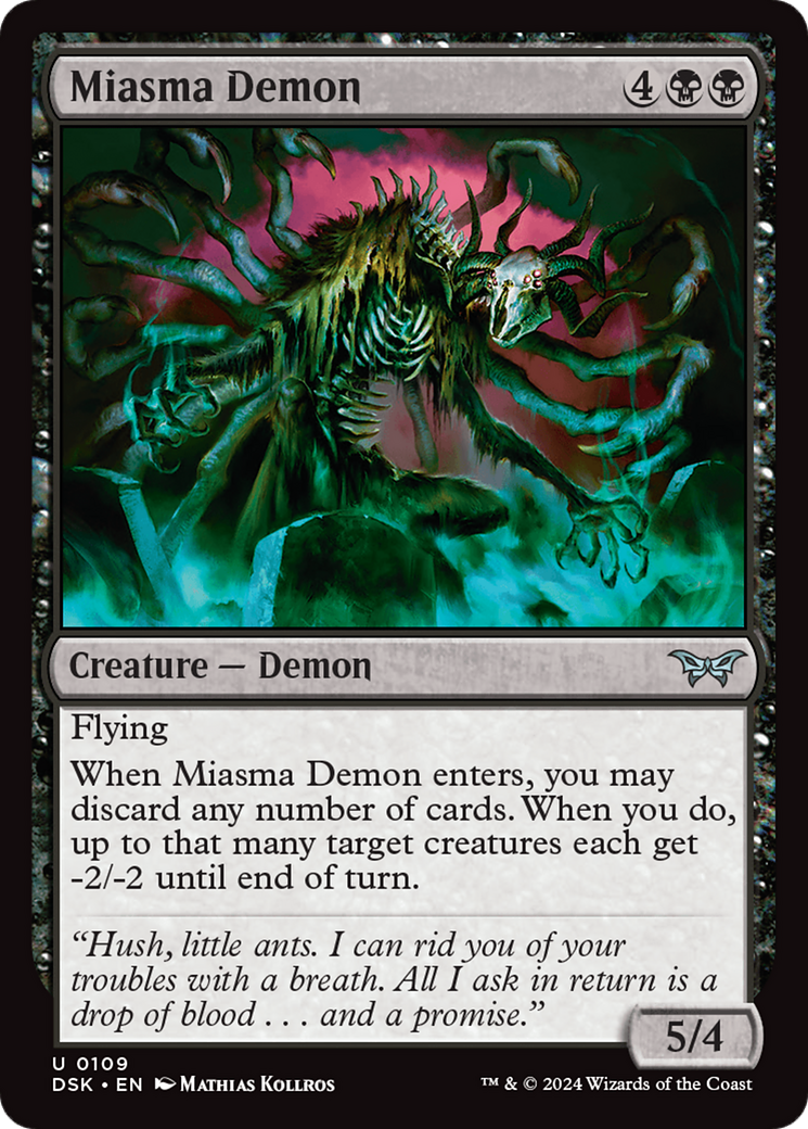 Miasma Demon [Duskmourn: House of Horror] | GnG Games