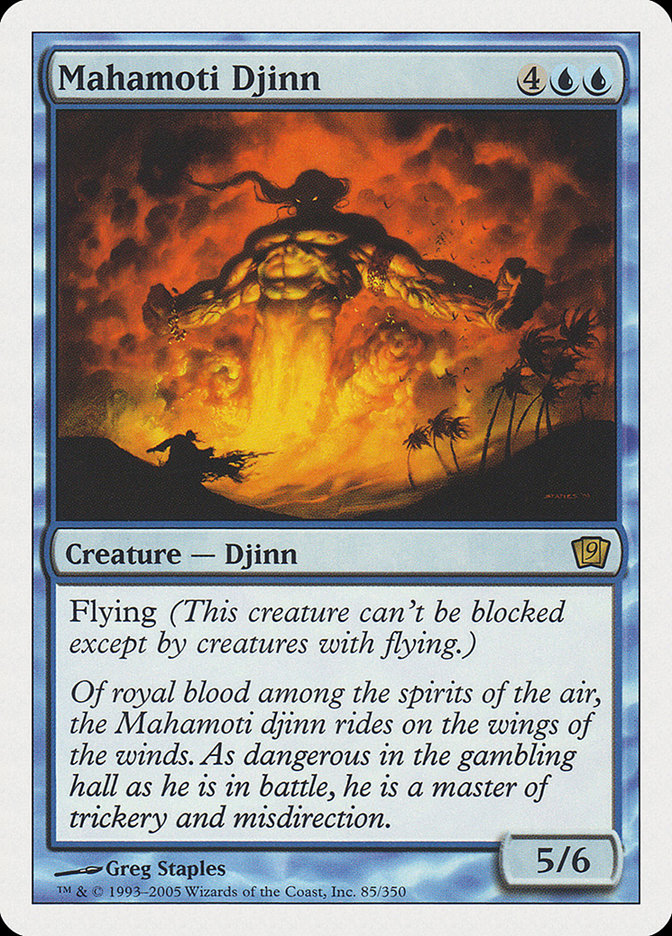 Mahamoti Djinn (9th Edition) [Oversize Cards] | GnG Games