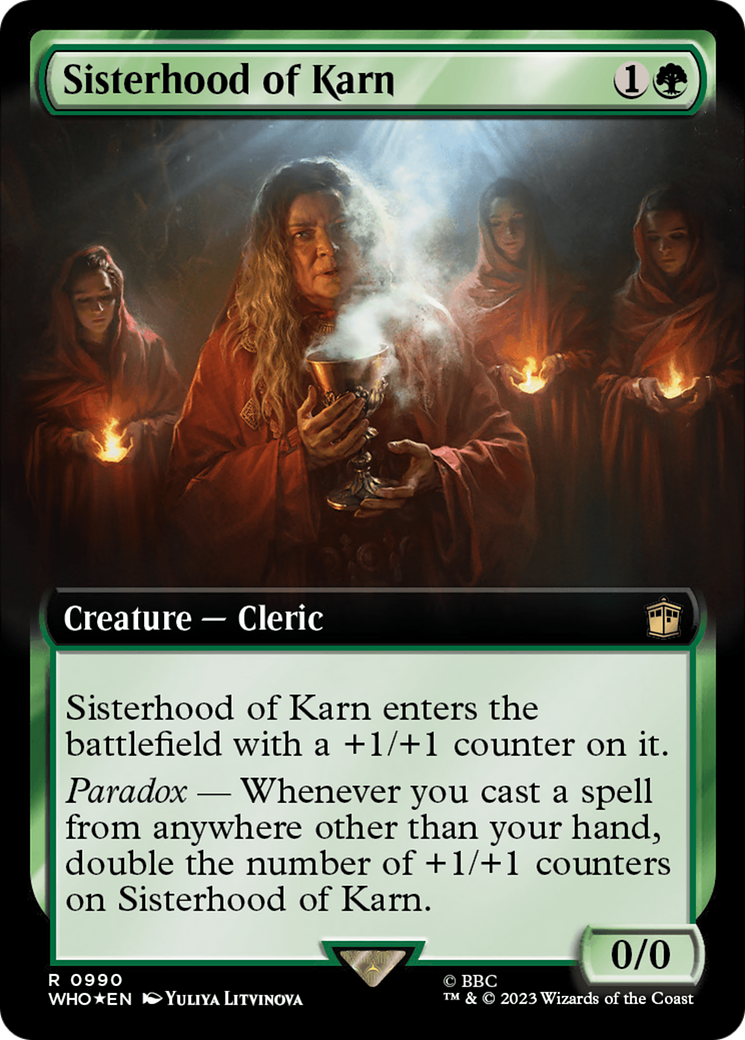 Sisterhood of Karn (Extended Art) (Surge Foil) [Doctor Who] | GnG Games