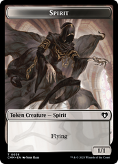 Spirit (0039) // Bird Illusion Double-Sided Token [Commander Masters Tokens] | GnG Games