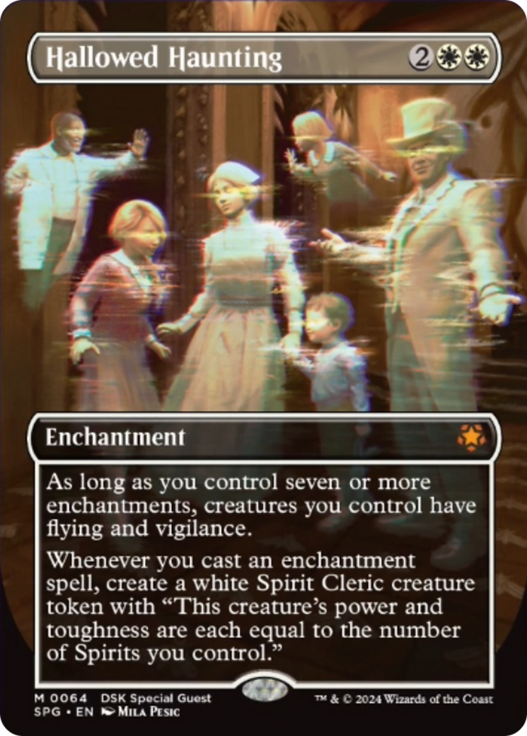 Hallowed Haunting (Borderless) [Duskmourn: House of Horror Special Guests] | GnG Games