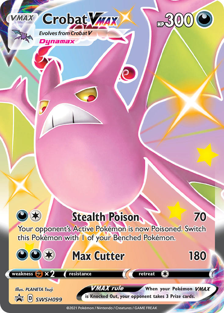 Crobat VMAX (SWSH099) (Jumbo Card) [Sword & Shield: Black Star Promos] | GnG Games