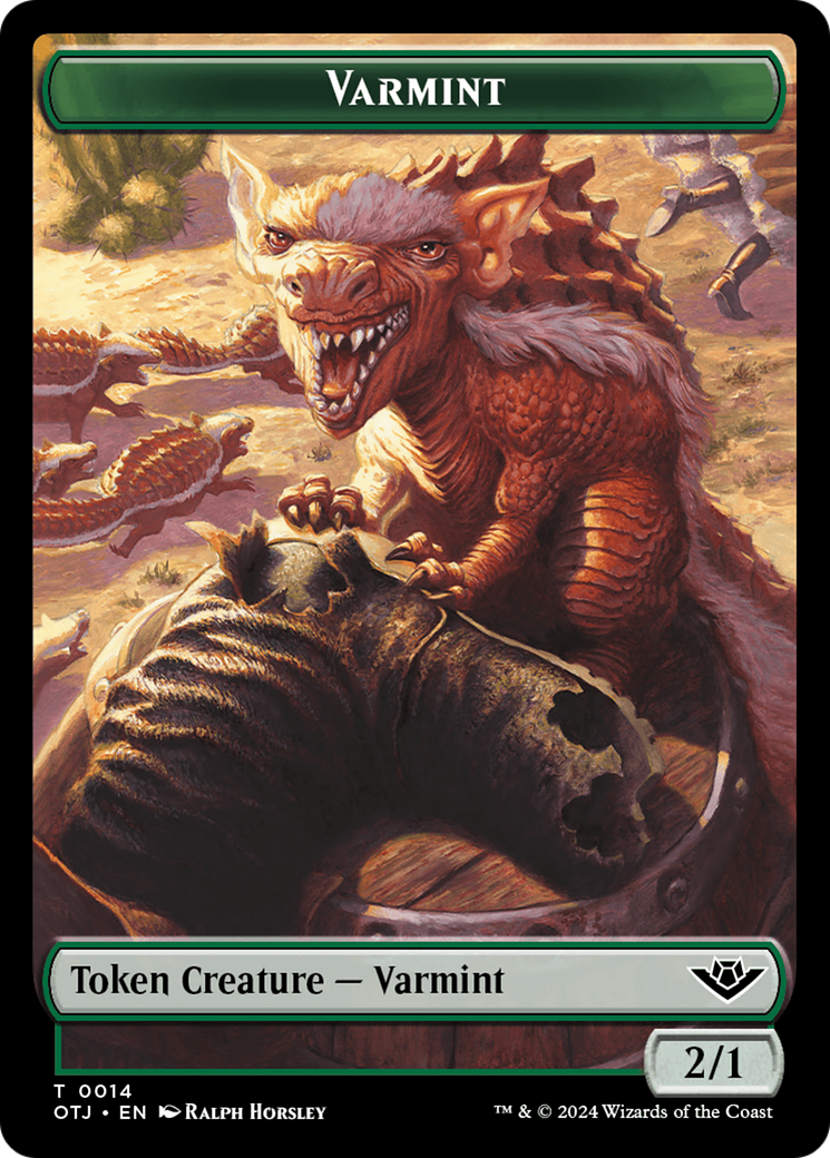 Varmint Token [Outlaws of Thunder Junction Tokens] | GnG Games