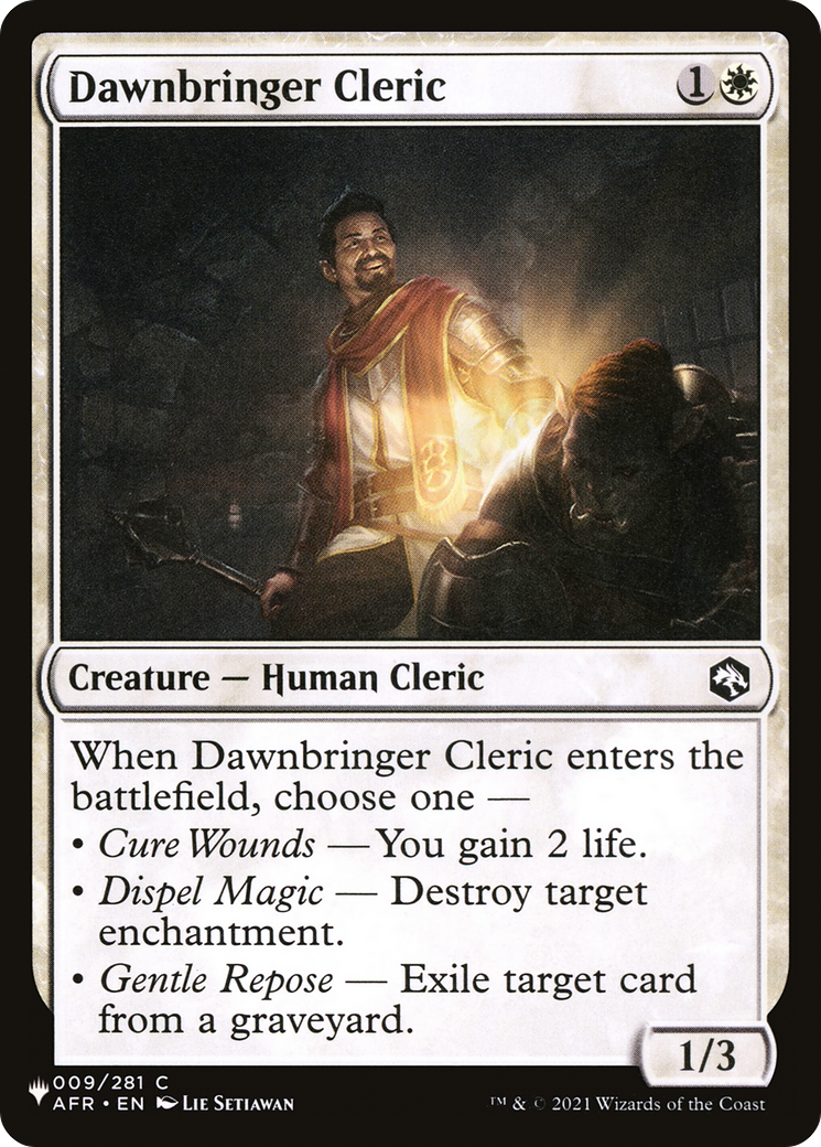 Dawnbringer Cleric [The List] | GnG Games