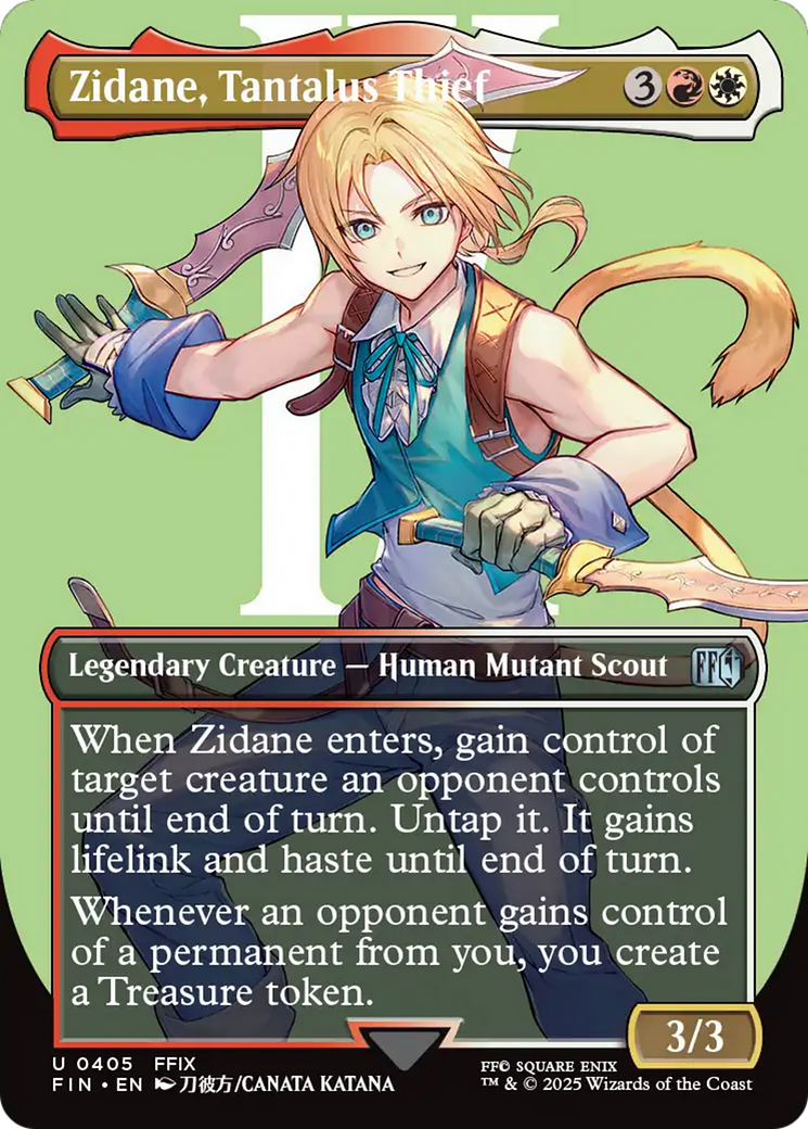 Zidane, Tantalus Thief (Borderless) [FINAL FANTASY] | GnG Games