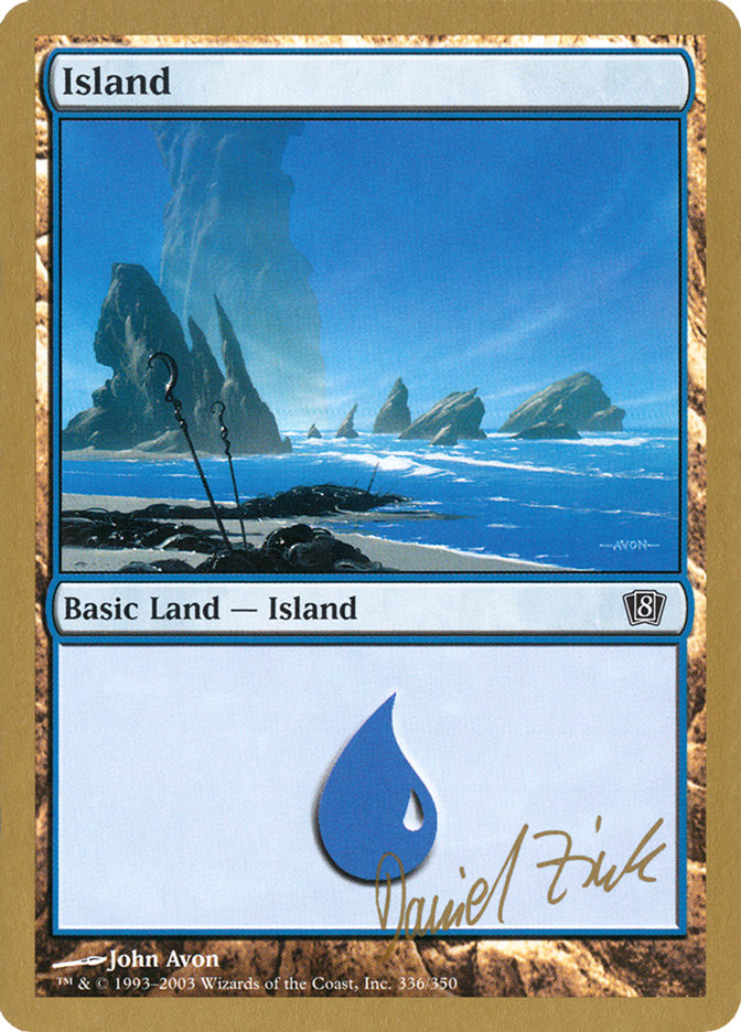 Island (dz336) (Daniel Zink) [World Championship Decks 2003] | GnG Games